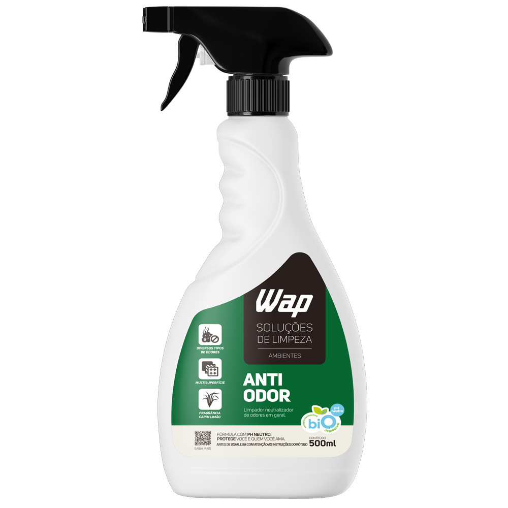 Neutralizador de Odor Mau Cheiro Geladeira Sapato Anti Odor 500ml Spray Wap em Oferta na Shopee