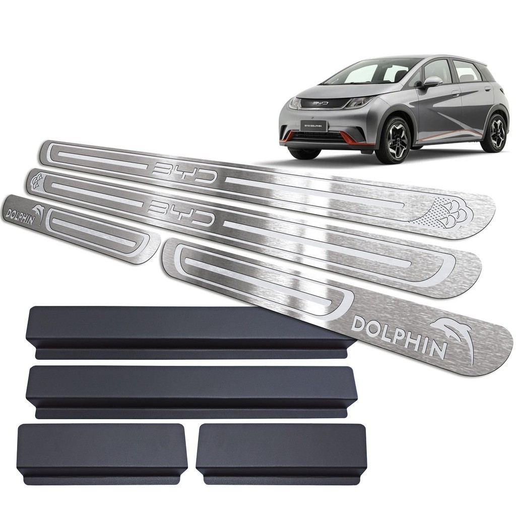 Soleira de Porta BYD Dolphin 2023/.. - Aço Inox em Oferta na Shopee
