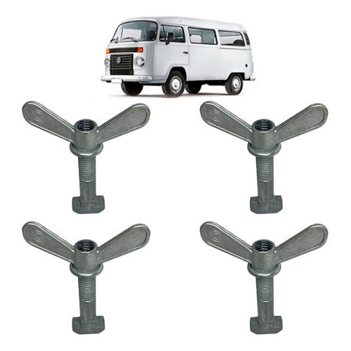 4 Parafuso Presilha Banco Kombi Clipper Carat 1976 A 2013 em Oferta na Shopee