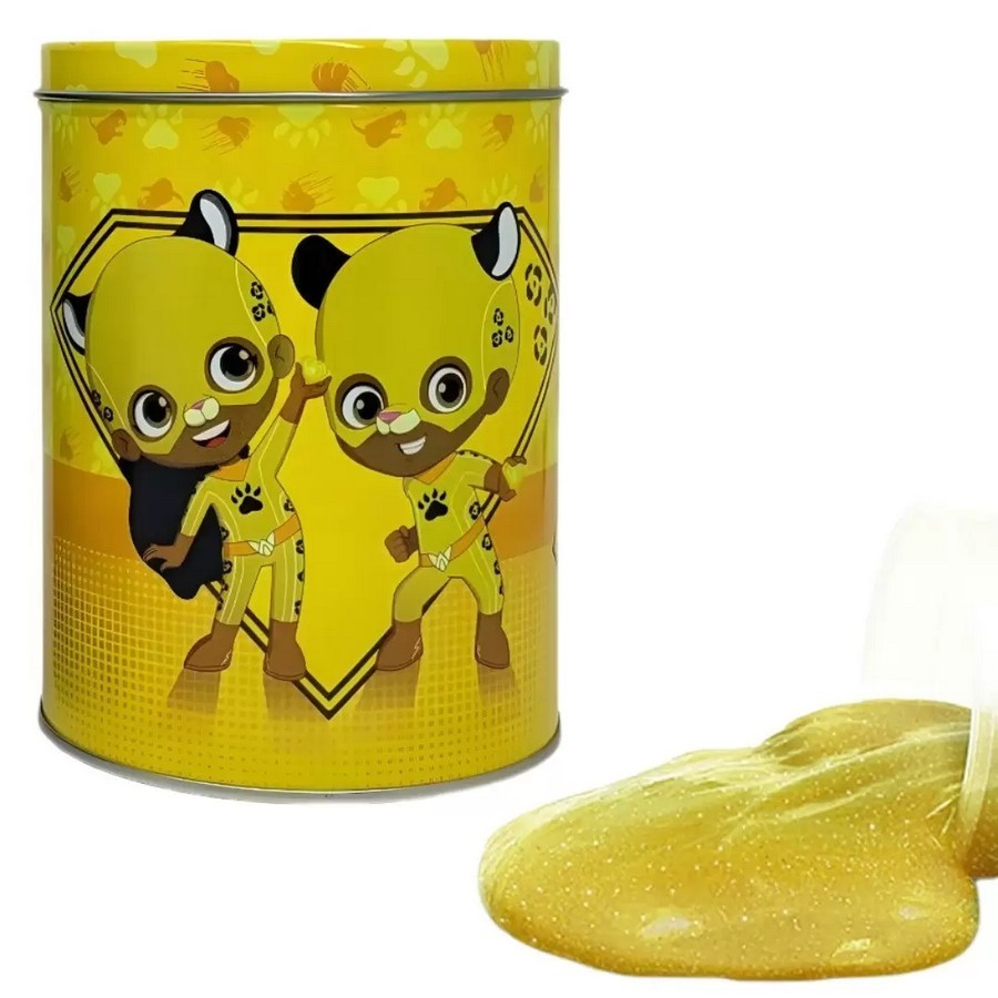 SUPER SLIME GIGANTE AVENTUREIROS AMARELO PEDRO GELASTICA AMOEBA 1KG BRINQUEDO LUCAS NETO NÃO GRUDA