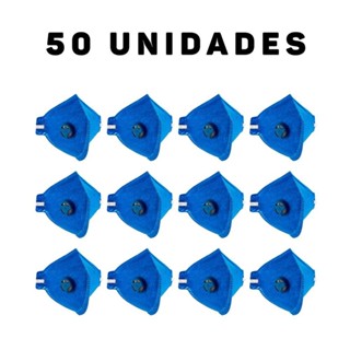 Kit 50 Máscaras contra poeiras e névoas com válvula N95 PFF2 - WPS1327 Pro agro - Delta Plus