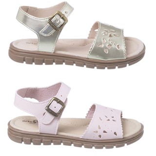 Kit com 2 Pares Sandália Menina Infantil Ortopasso Anatômica Feminina em Oferta na Shopee