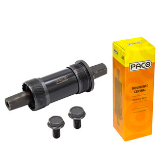 Jogo movimento central 34.7mm rolamentado 122.5mm Preto Neco