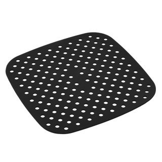 Tapete Protetor Lyor de Silicone para Air Fryer Preto em Oferta na Shopee