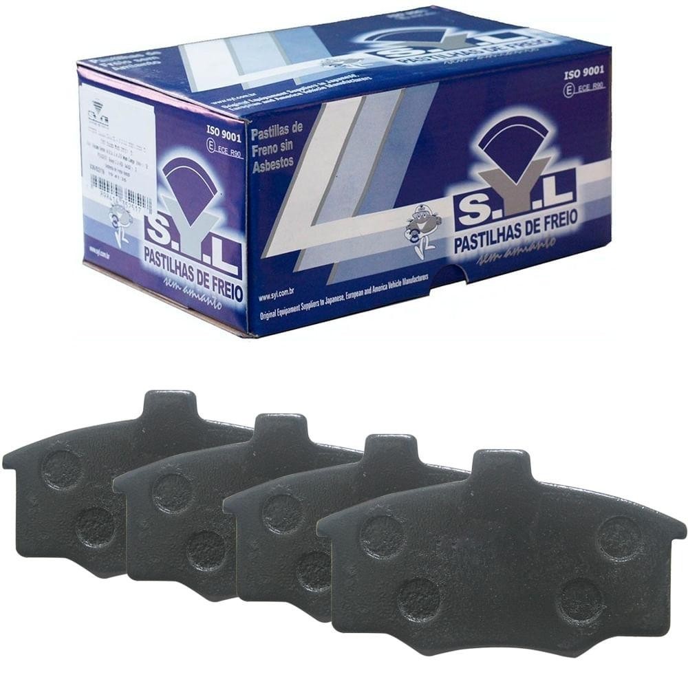 Kit Pastilha Freio Chevrolet Kadett 89 A 96 Dianteira Syl