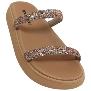 Chinelo Moleca Rasteirinha Feminino Com Tiras Brilhante em Oferta na Shopee