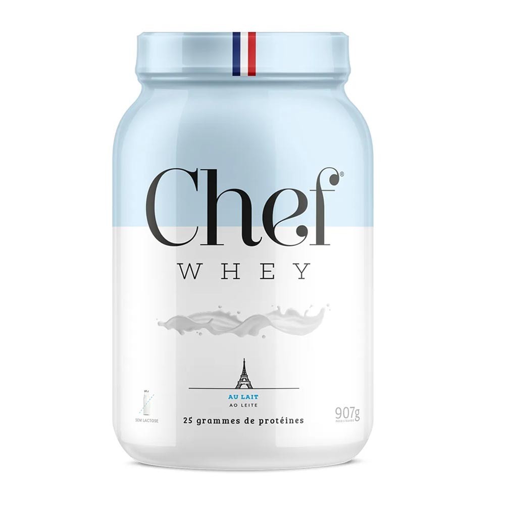 Whey Protein Gourmet Zero Lactose Chef Whey 907g - Chef Whey em Oferta na Shopee