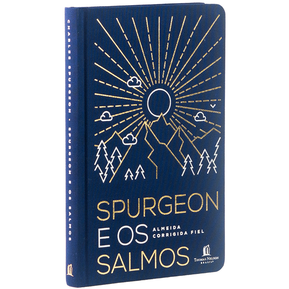 Devocional Spurgeon e os Salmos | Capa Dura com Tecido Azul em Oferta na Shopee