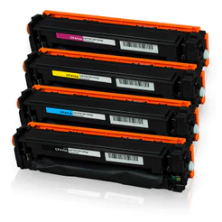 Kit Toner Colorido C/ Chip Compatível CF410 CF411 CF412 CF413 M452DW M452DN M477FDW M477FNW M477FDN
