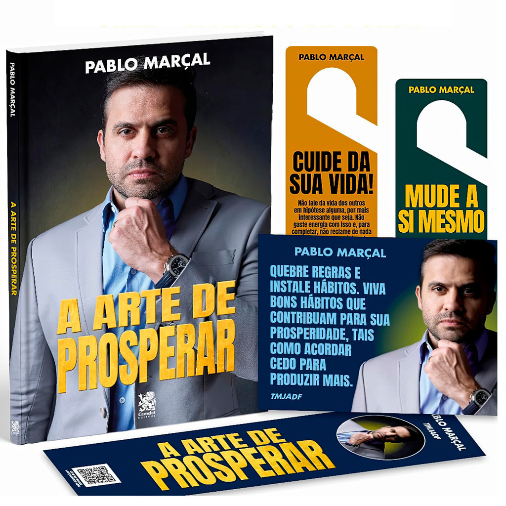 Livro A Arte de Prosperar - Pablo Marçal - Camelot Editora