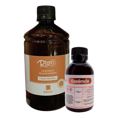 Kit Sabonete Líquido Base Neutra Transparente e Fragrância