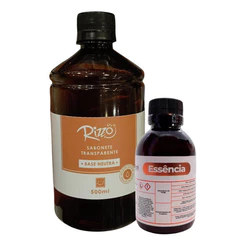 Kit Sabonete Líquido Base Neutra Transparente e Fragrância