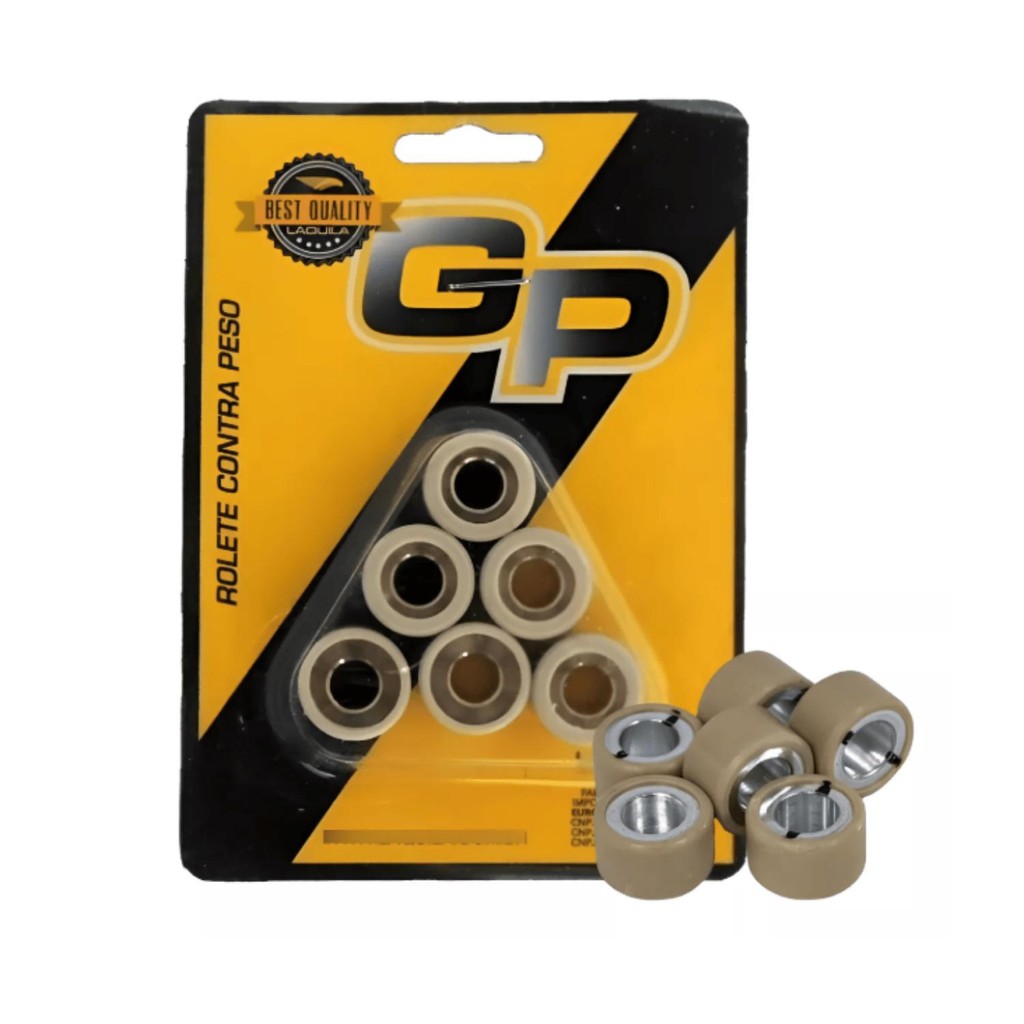 Rolete Contra Peso Embreagem Gp7 (06Und) Yamaha Nmax 160 17+ em Oferta na Shopee