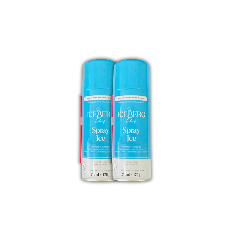 2 SPRAY ICE CONGELANTE PARA CHOCOLATE 210ML - ICEBERG CHEF - Fashion Accessories