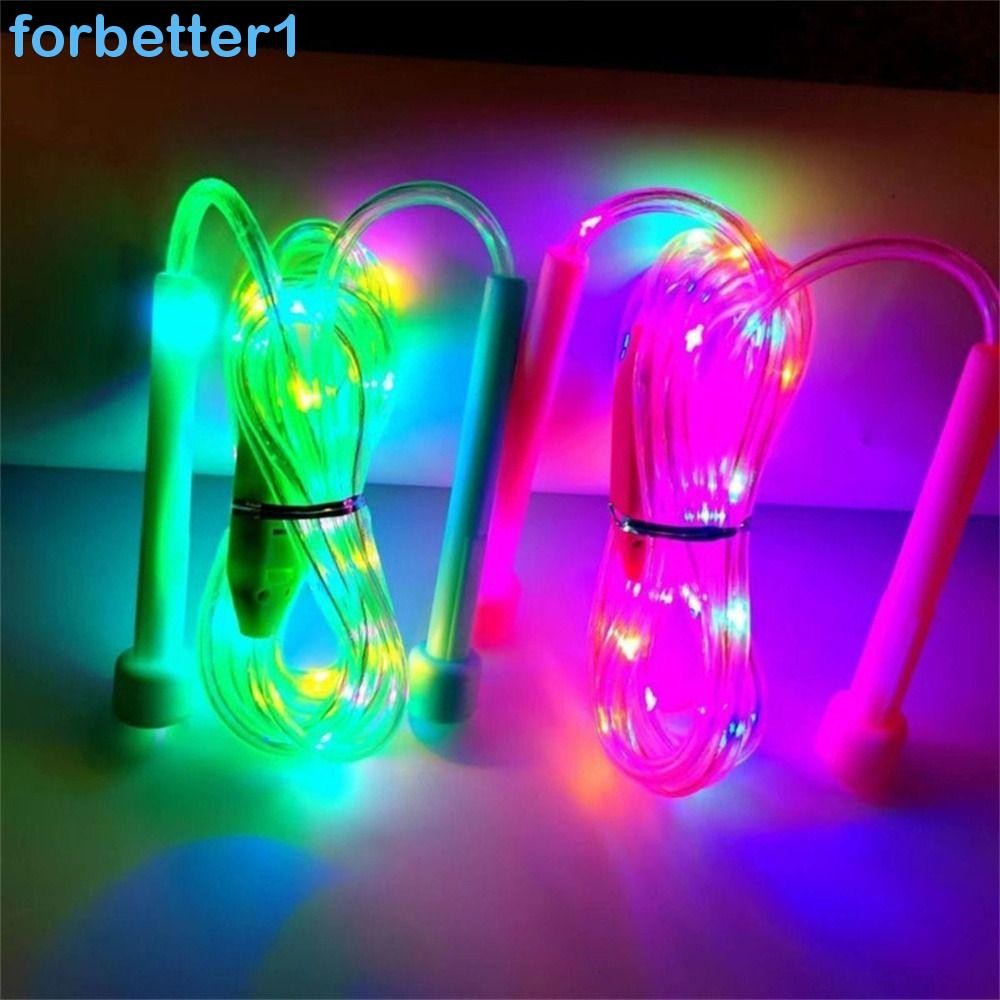 Cordas De Pular LED FORBETTER , Corda Brilhante De Coordenação Luminosa , Iluminadas Com Contagem Colorida