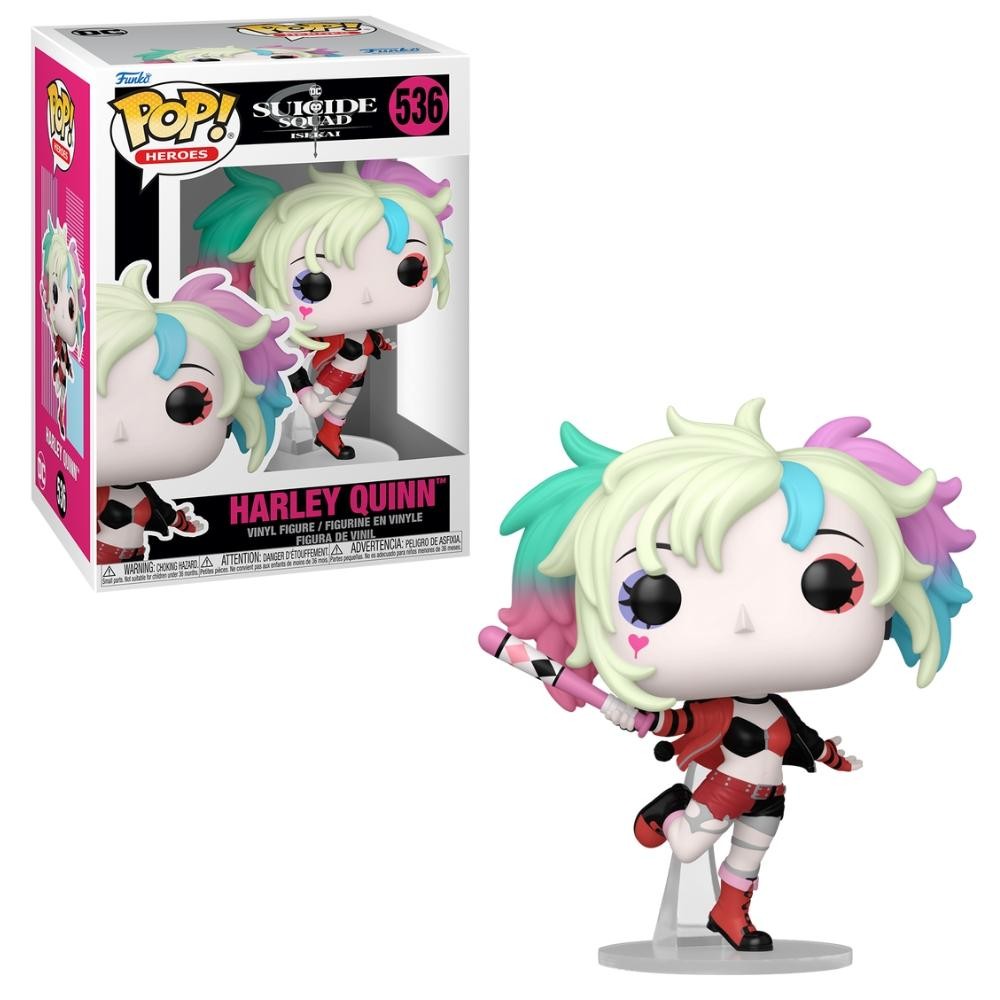 Boneco Funko Pop! Esquadrão Suicida: Isekai - Arlequina - Hobbies & Collections