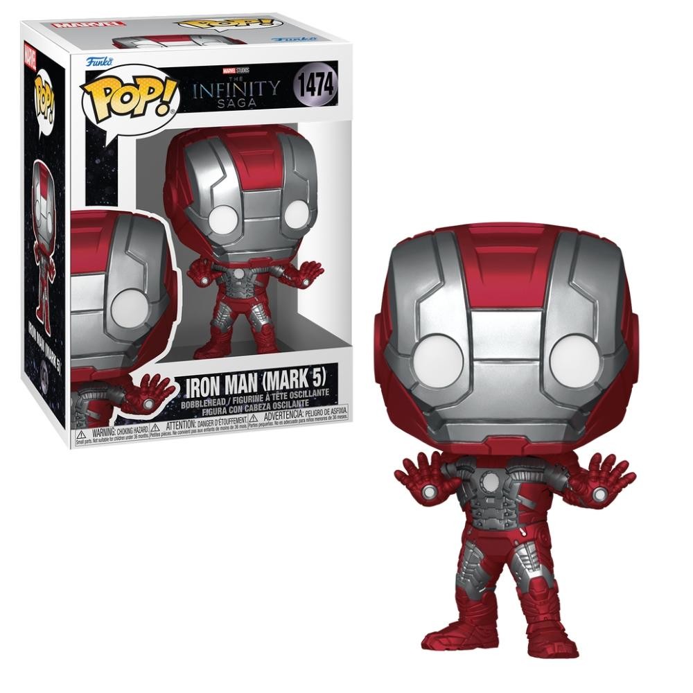 Boneco Funko Pop! Marvel - Homem de Ferro 2 - Mark 5 em Oferta na Shopee