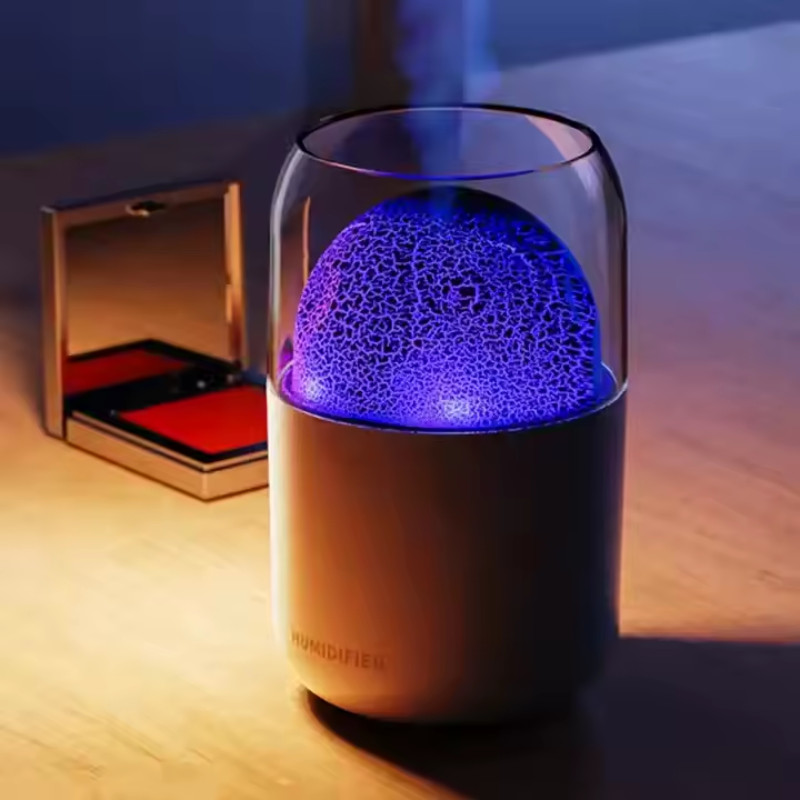 Difusor Umidificador Portátil Com LED Colorido 300 Ml Usb Casa Decoração em Oferta na Shopee