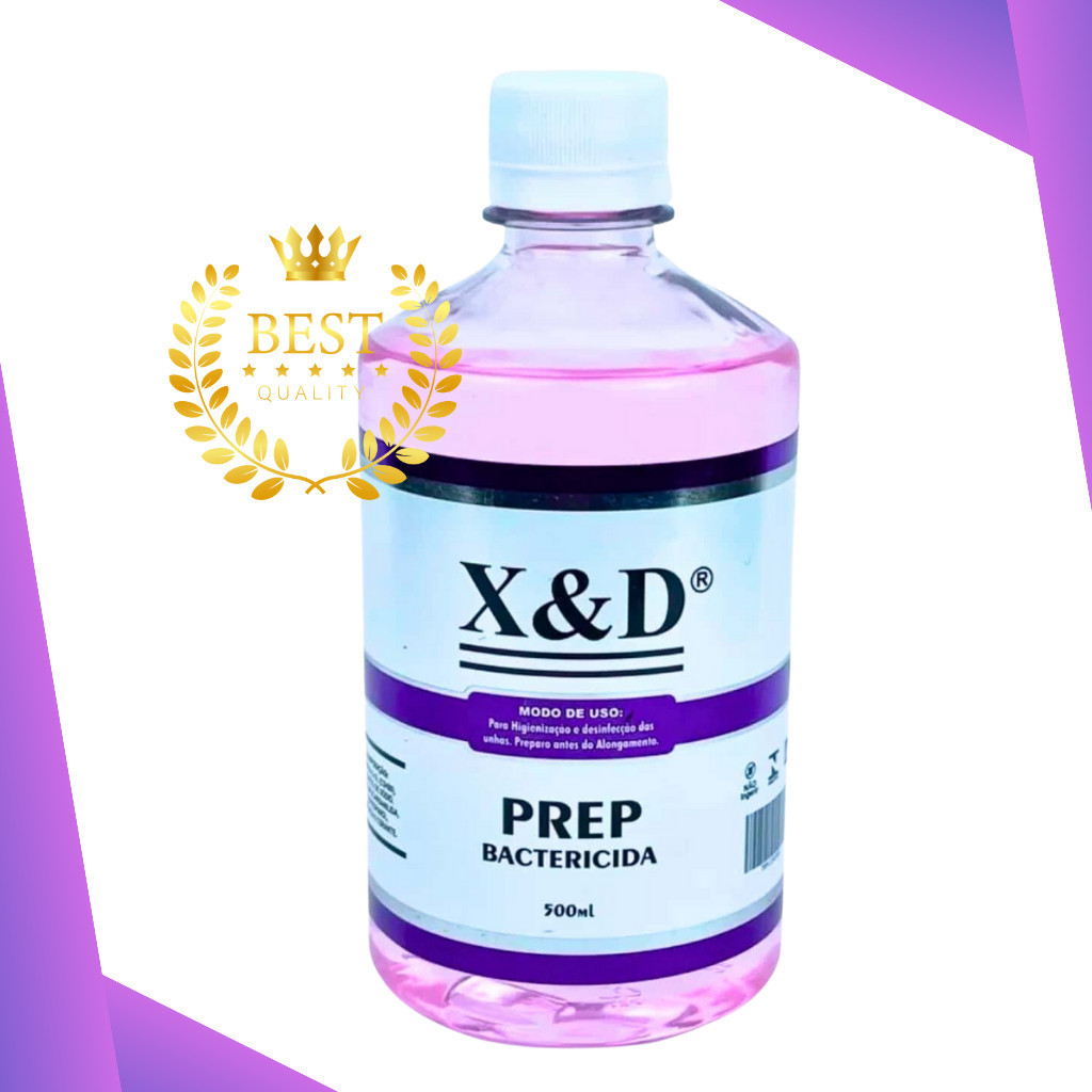 Prep 500ml Bactericida para Unhas em Gel Antibacteriana