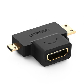 Adaptador de Vídeo Ugreen 3 em 1 Micro Macho + Mini Hdmi Macho em Oferta na Shopee