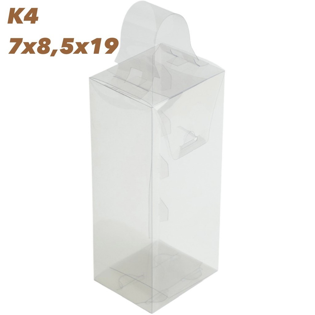 10 Sacola PVC 7x8,5x19 Maleta Acetato Transparente K4 ASSK em Oferta na Shopee