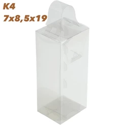 10 Sacola PVC 7x8,5x19 Maleta Acetato Transparente K4 ASSK