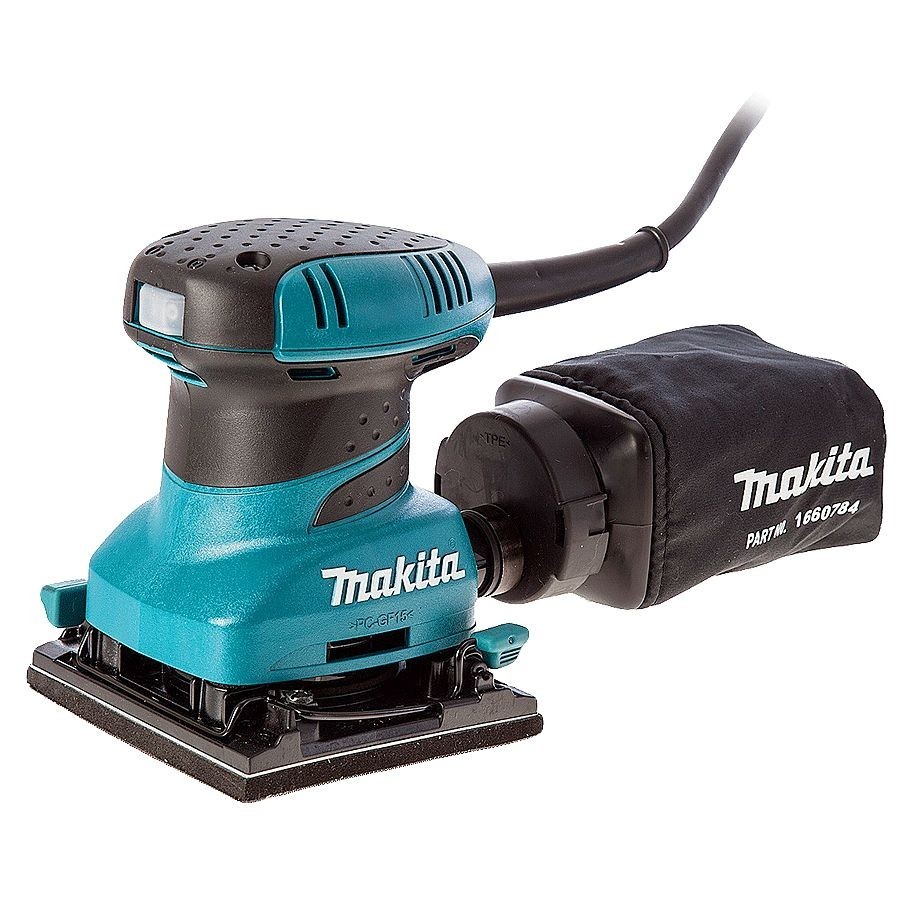 Lixadeira Orbital Profissional Makita BO4556 114mm 200W com Coletor de Pó