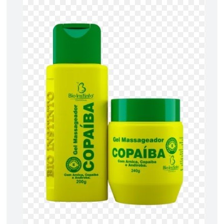 Kit c/1Un Gel Massageador Copaiba 200g e 240g - Bio Instinto em Oferta na Shopee