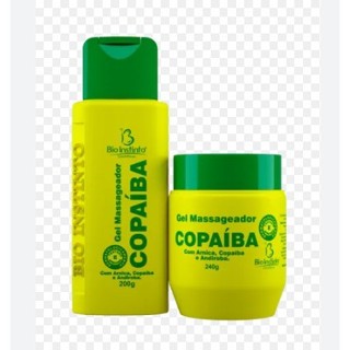 Kit c/1Un Gel Massageador Copaiba 200g e 240g - Bio Instinto em Oferta na Shopee