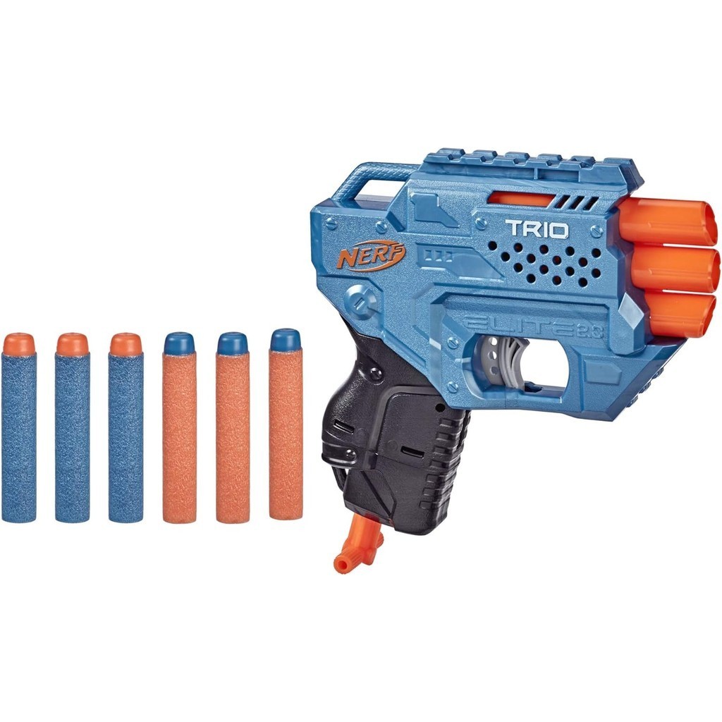 Nerf, Lançador Elite 2.0 Trio TD-3, Azul e Laranja