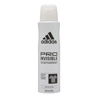Desodorante Aerossol Antitranspirante Adidas Feminino Pro Invisible 150ml em Oferta na Shopee
