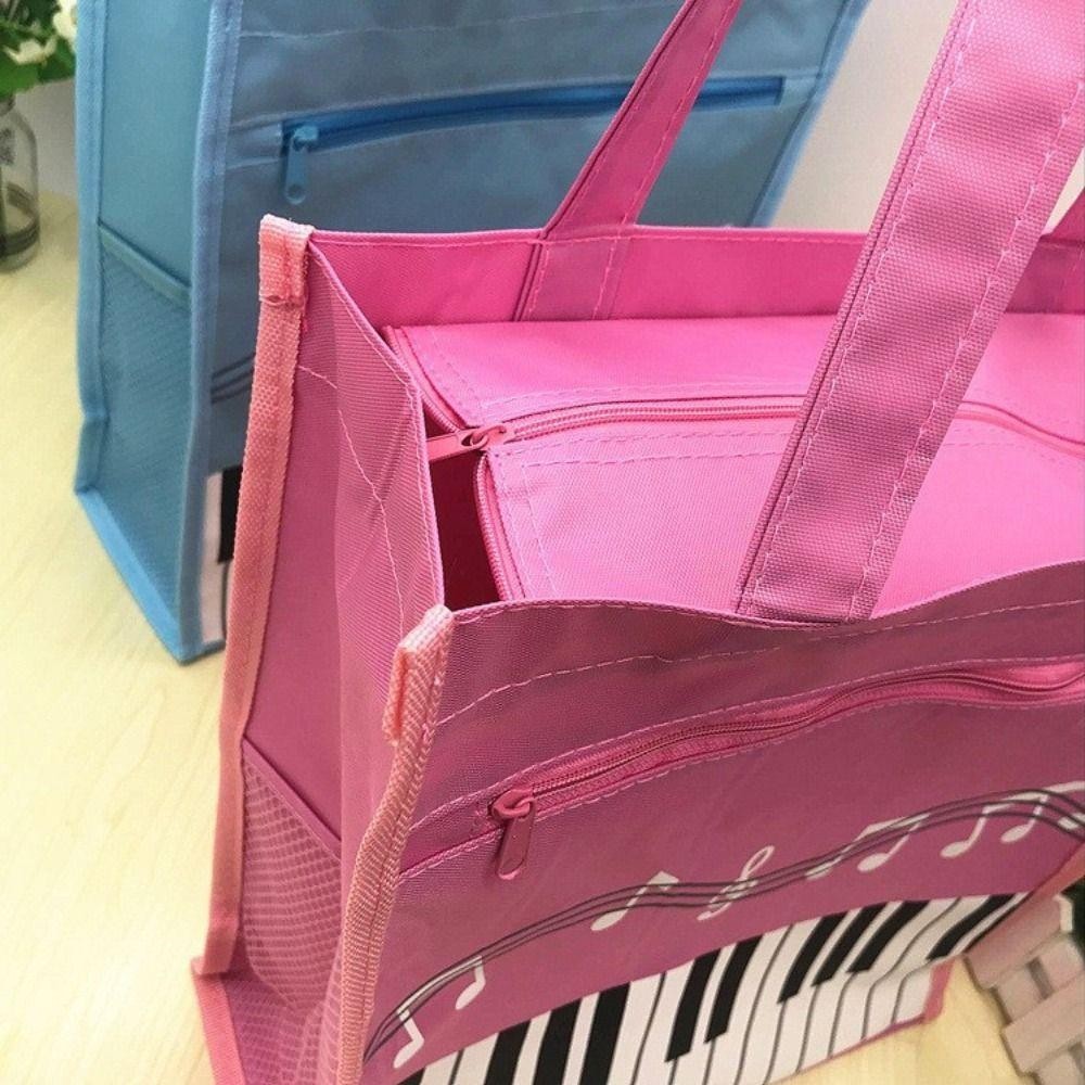 Bolsa De Armazenamento De Mercearia KODSP , Colorida Lavável Para Chaves De Piano , Sacola Reutilizável Portátil De Ombr — imagem 2 de 2