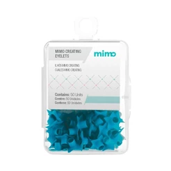 Ilhós Mimo Creating - Estrela - Azul Piscina - 4,5 mm - 50 Unids