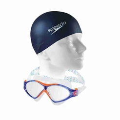 Óculos de Natação Speedo Omega SF Swim Mask + Touca de Natação