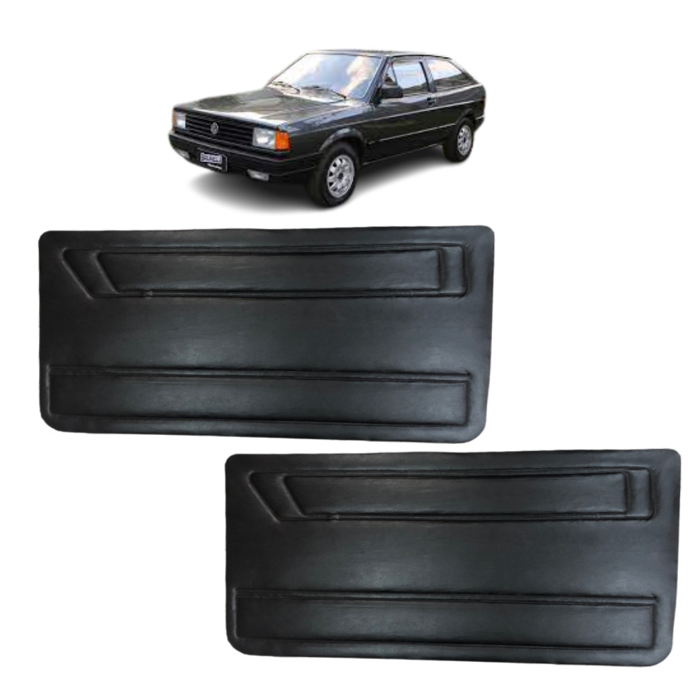 Par Forro Porta Gol Parati 89 A 94 Preto em Oferta na Shopee