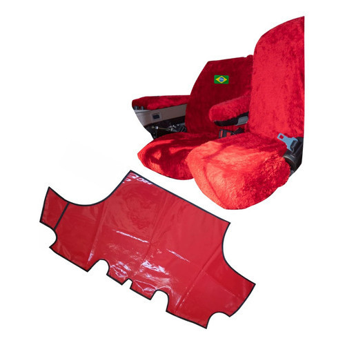 2 Capa E Tapete Verniz Compatível com Case Puma 215 E Toda Linha Case