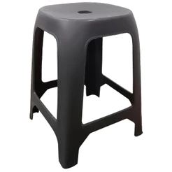 Banqueta Plástico Preto Multiuso Praia Jardim Mesa Camping Pesca Jardim Quintal Casa 150kg Portátil