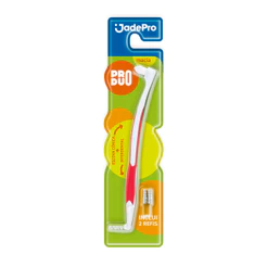 Escova Cônica + Interdental + 2 Refis Com Tampa Protetora JadePro