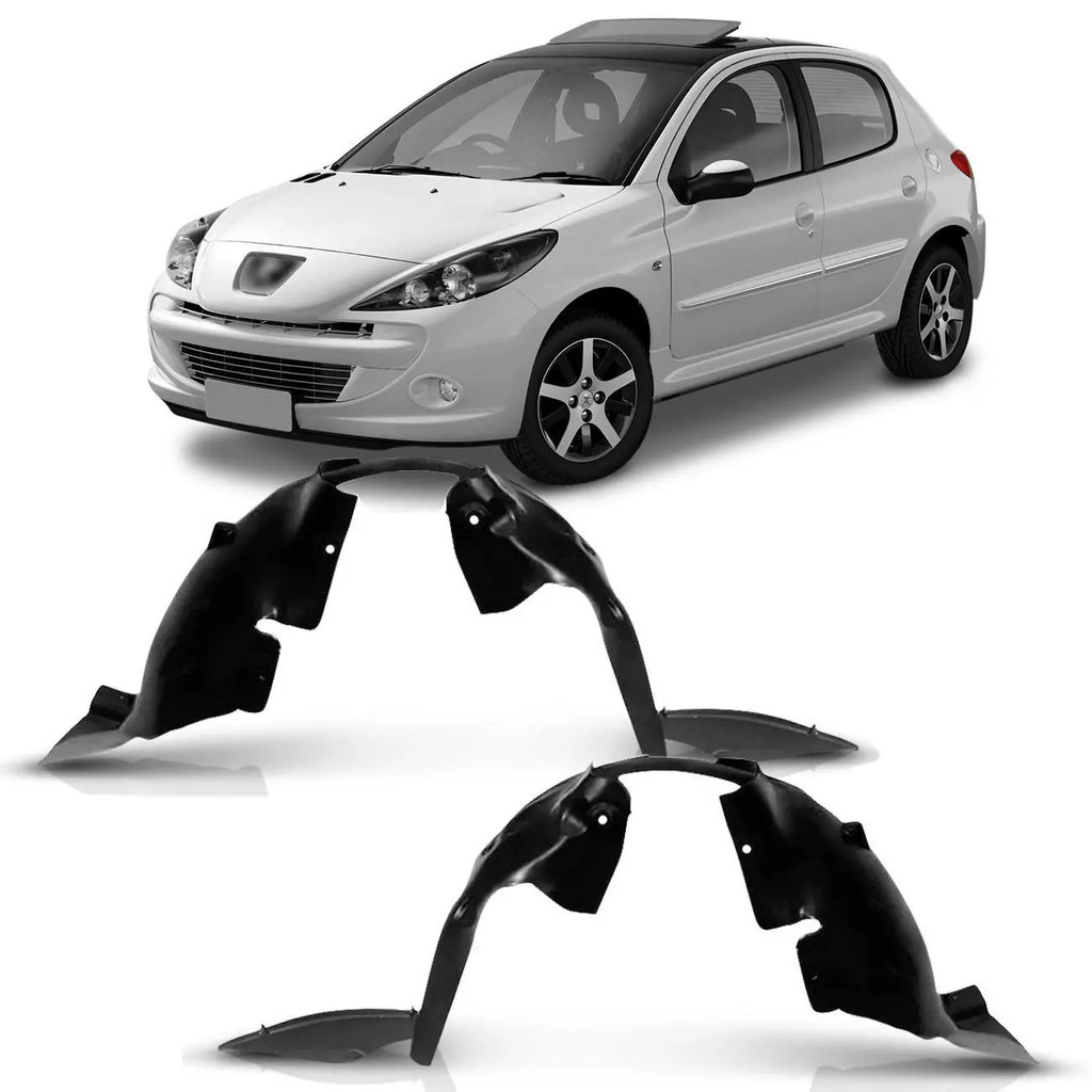 Parabarro Peugeot 207 2008 2009 2010 2011 2012 2013 Dianteiro