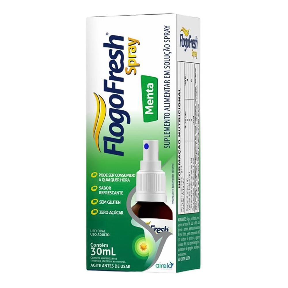 FLOGOFRESH BUCAL SPRAY COM 30ML em Oferta na Shopee