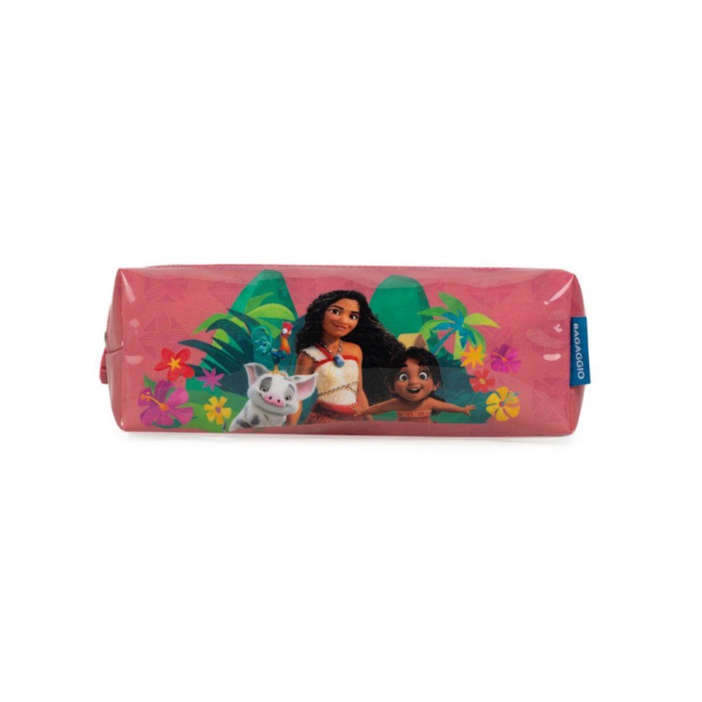 Estojo Escolar Feminino Disney Moana Rosa em Oferta na Shopee
