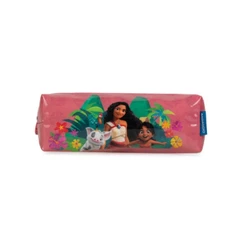 Estojo Escolar Feminino Disney Moana Rosa