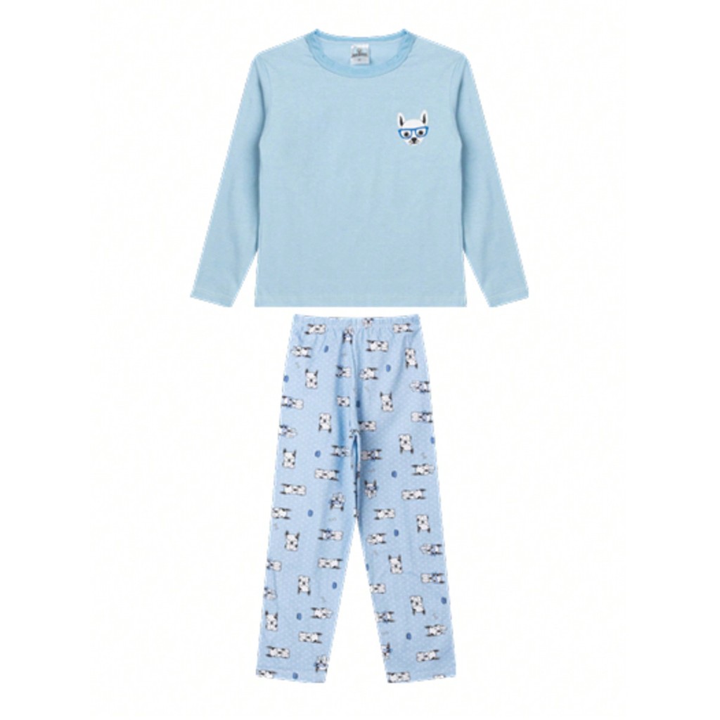 Pijama Infantil Menino 100% Algodão Manga Longa Estampado Roupa De Dormir Criança Conforto Masculino