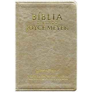 Bíblia De Estudo Joyce Meyer | NVI | Letra Média | Capa Dourada em Oferta na Shopee