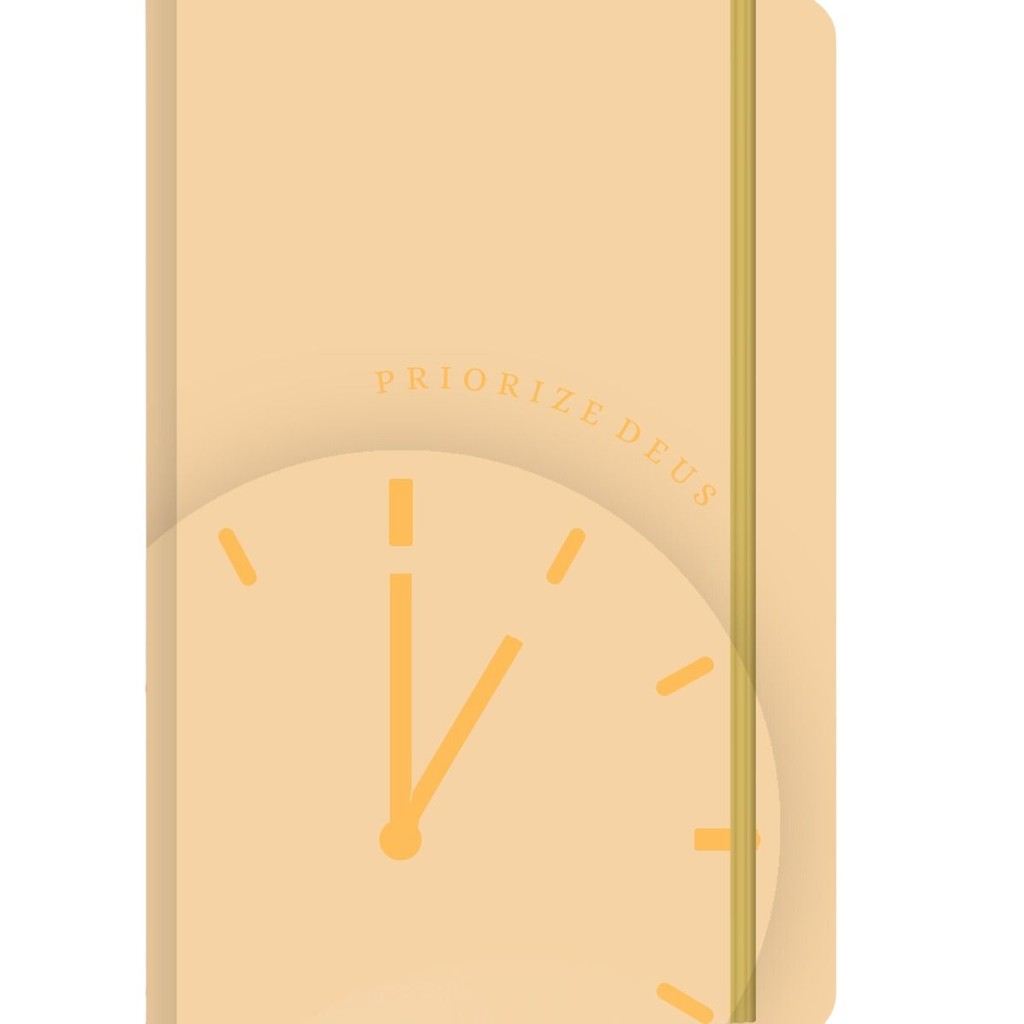 Caderno Moleskine Priorize Deus | Capa Dura | Branco