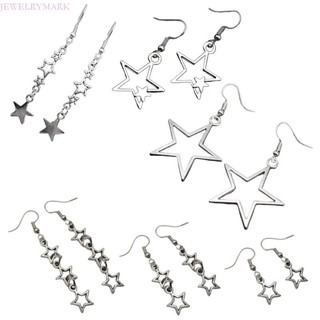 Conjunto 6 Pares Brincos Estrela Judeu Para, Pendurados, Joias Delicadas Gotas Orelha