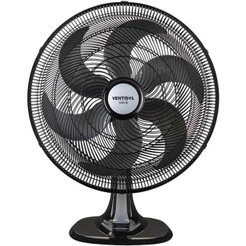 Ventilador de Mesa Oscilante 50 CM Preto 6 Pás 135W 4259 VENTISOL