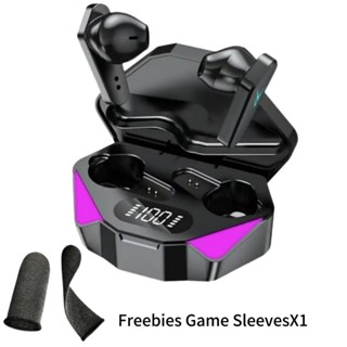 Freebies Game Sleeve Xiaomi X15 TWS Fone de Ouvido Bluetooth com LED Power Display e Cancelamento de Ruído em Oferta na Shopee