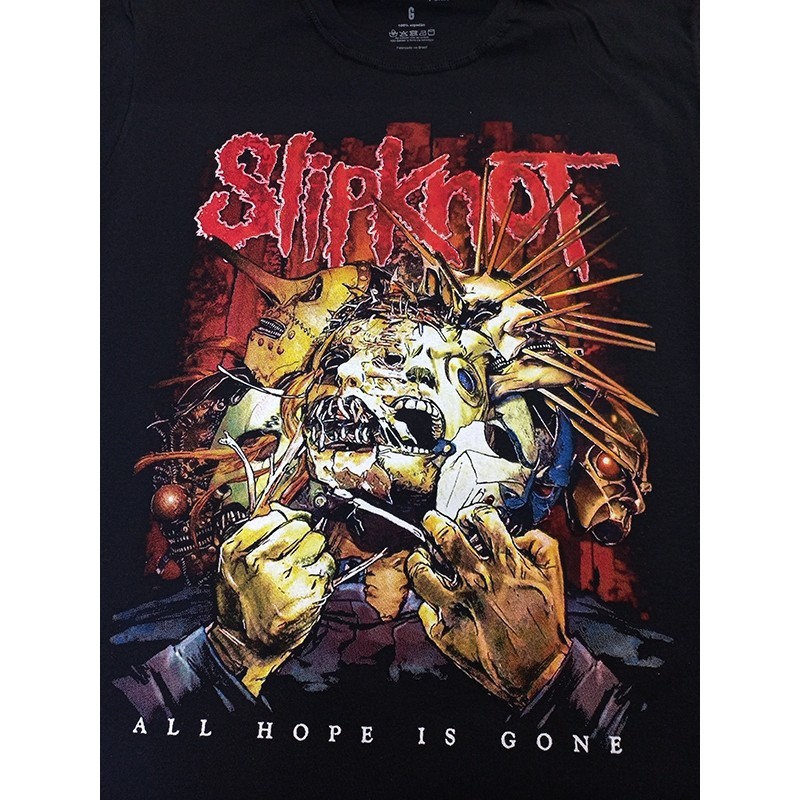 Camiseta Slipknot All Hope Is Gone Camisa Banda de Rock Cor — imagem 2 de 2