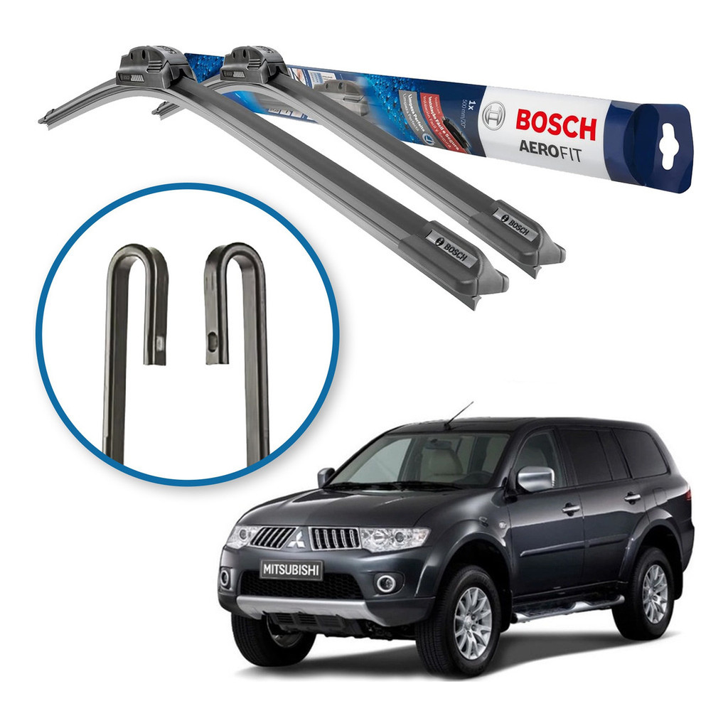 Palheta Limpador Parabrisa Original Bosch Mitsubishi Pajero Dakar 2010 a 2016